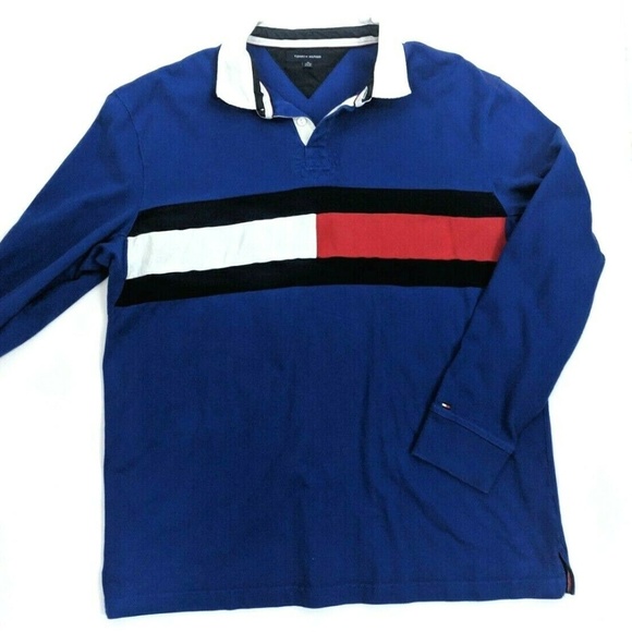 Tommy Hilfiger Colorblock Flag Rugby 